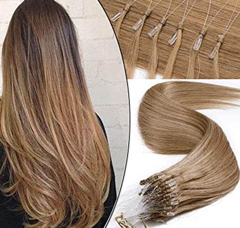 Extensiones de Cabello con Microring Machado's Hair Dimension